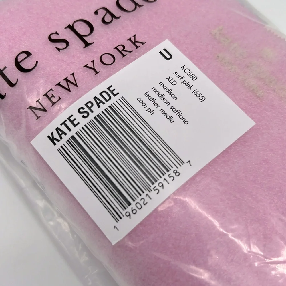 Kate Spade Madison Medium Bifold Wallet Surf Pink